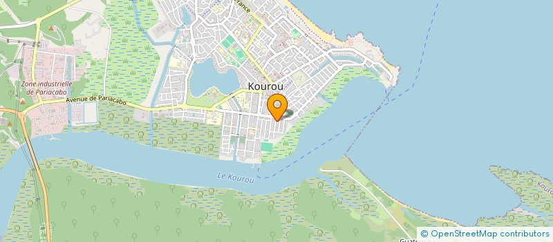 localisation de l'entreprise MONSIEUR PARMANAND PRASAD  KOUROU