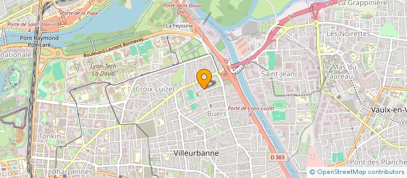 localisation de l'entreprise MONSIEUR PARTIBANE LEBAS  VILLEURBANNE