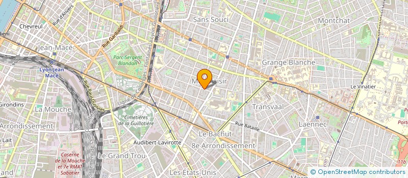 localisation de l'entreprise MONSIEUR PARTICK JACOLIN  LYON