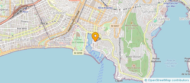localisation de l'entreprise MONSIEUR & PARTNERS G.D.S à NICE