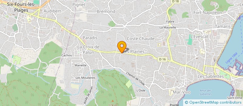 localisation de l'entreprise MONSIEUR PARTRICK RAYBAUD  LA SEYNE-SUR-MER