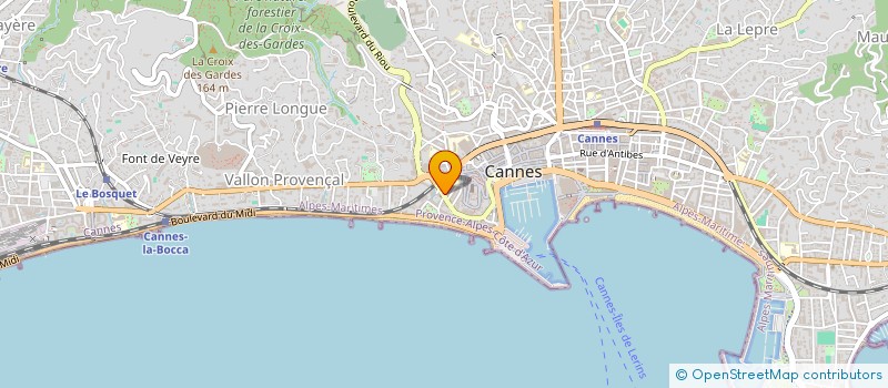 localisation de l'entreprise MONSIEUR PARVIZ HAKIMANEH à CANNES