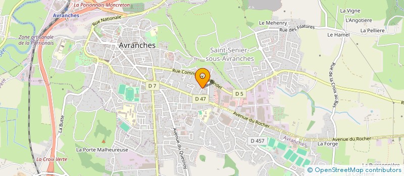 localisation de l'entreprise MONSIEUR PARVIZ MOHMAN  AVRANCHES