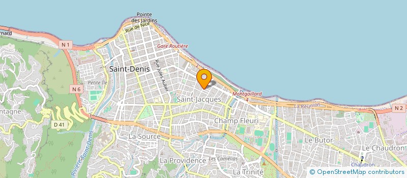 localisation de l'entreprise MONSIEUR PARWANLALL BOODHOO à SAINT-DENIS