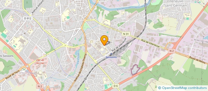 localisation de l'entreprise MONSIEUR PASCAL ABBOUD à SOISSONS