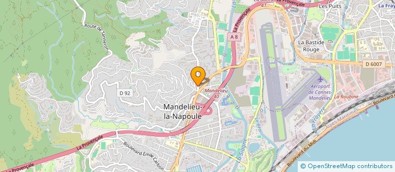 localisation de l'entreprise MONSIEUR PASCAL ACETO  MANDELIEU-LA-NAPOULE