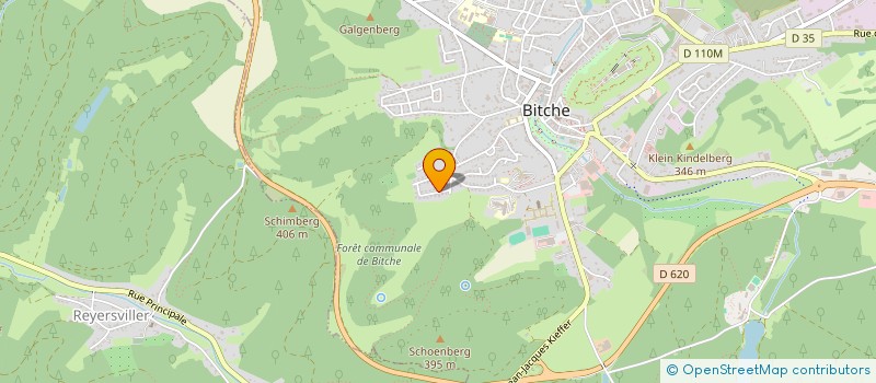 localisation de l'entreprise MONSIEUR PASCAL ACKERMANN  BITCHE