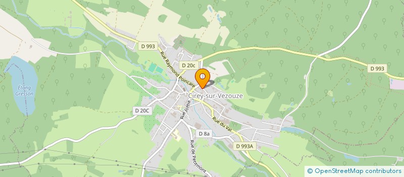 localisation de l'entreprise MONSIEUR PASCAL ACREMENT  CIREY-SUR-VEZOUZE