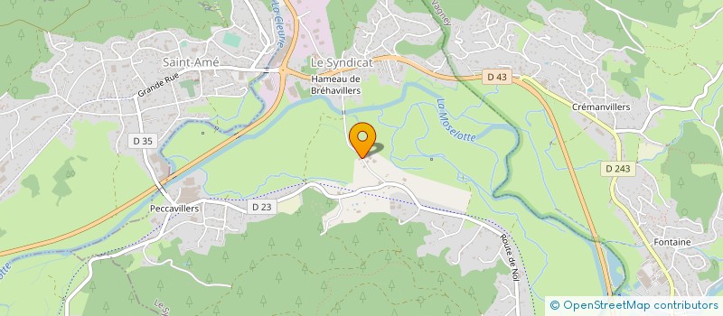 localisation de l'entreprise MONSIEUR PASCAL ADAM  LE SYNDICAT