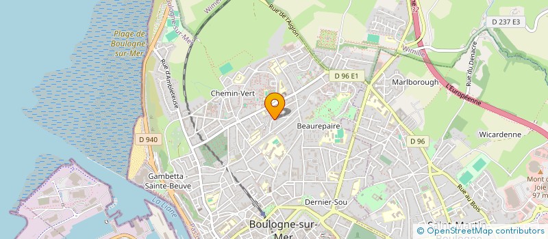 localisation de l'entreprise MONSIEUR PASCAL AGNERAY à BOULOGNE-SUR-MER
