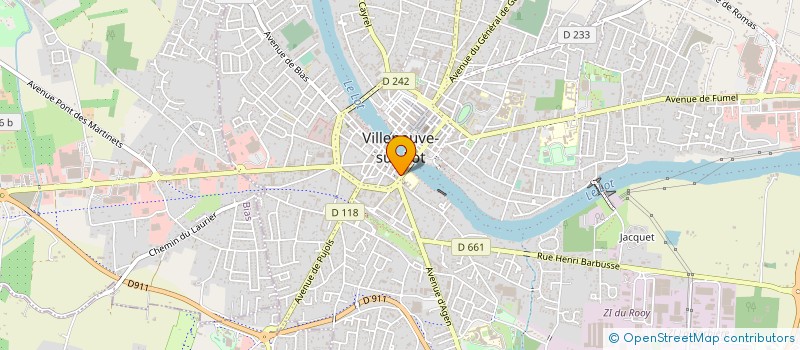 localisation de l'entreprise MONSIEUR PASCAL AGUT  VILLENEUVE-SUR-LOT