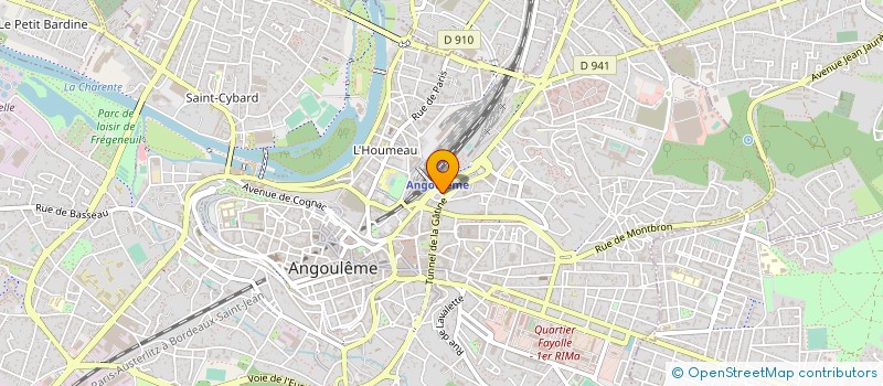 localisation de l'entreprise MONSIEUR PASCAL AIGUILLON à ANGOULEME