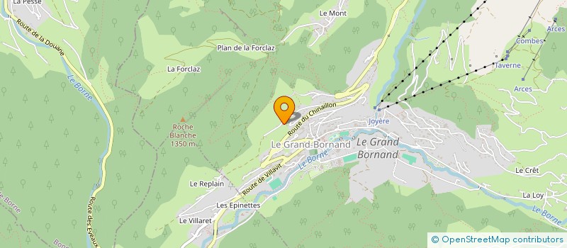 localisation de l'entreprise MONSIEUR PASCAL ALAIS  LE GRAND-BORNAND