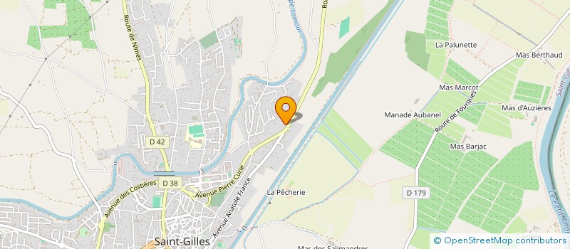 localisation de l'entreprise MONSIEUR PASCAL ALARCON  SAINT-GILLES