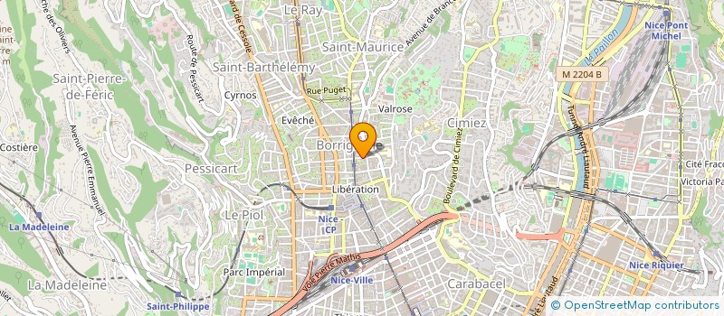 localisation de l'entreprise MONSIEUR PASCAL ALARCON à NICE