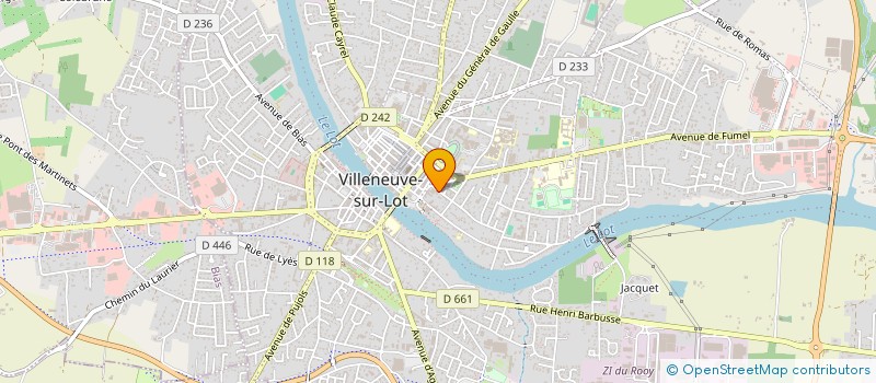 localisation de l'entreprise MONSIEUR PASCAL ALBINET  VILLENEUVE-SUR-LOT