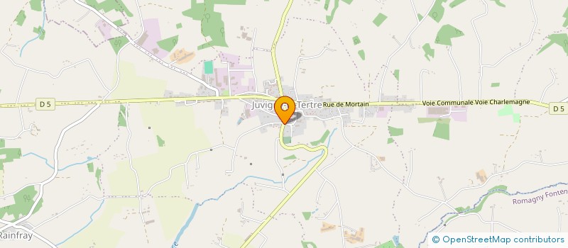 localisation de l'entreprise MONSIEUR PASCAL ALEXANDRE  JUVIGNY LES VALLEES