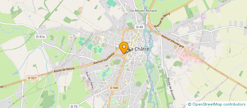 localisation de l'entreprise MONSIEUR PASCAL ALEXIS à LA CHATRE