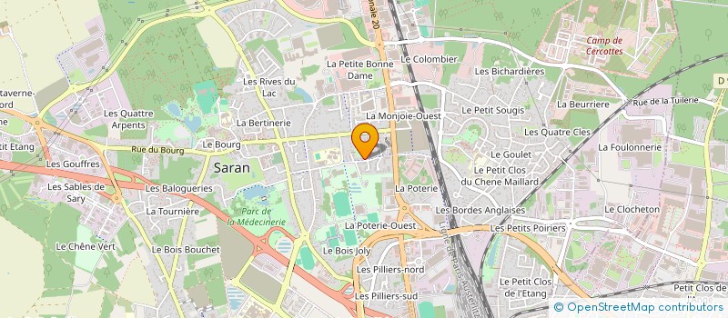 localisation de l'entreprise MONSIEUR PASCAL ALLARD à SARAN