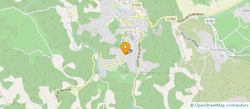 localisation de l'entreprise MONSIEUR PASCAL ALLEMAND  BARJOLS