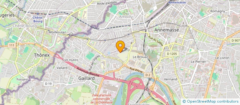 localisation de l'entreprise MONSIEUR PASCAL ALLESINA à ANNEMASSE