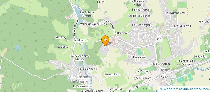 localisation de l'entreprise MONSIEUR PASCAL ALLEZY  LUYNES