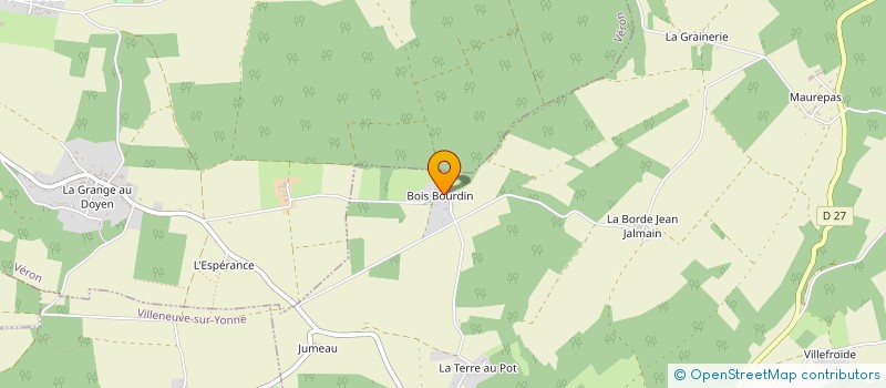 localisation de l'entreprise MONSIEUR PASCAL ALLOUIS à LES BORDES