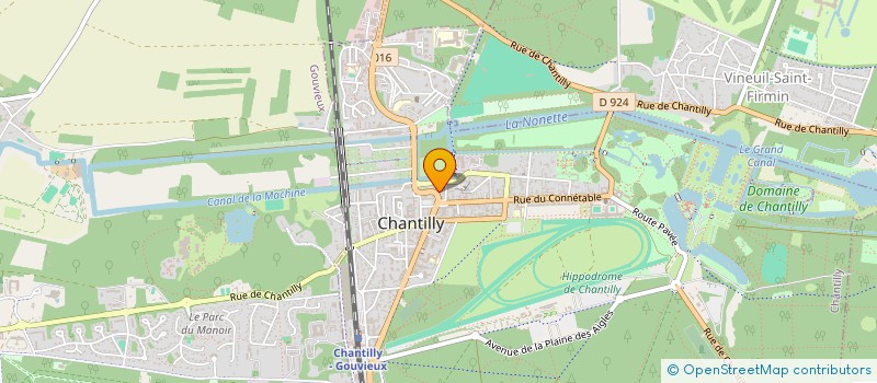 localisation de l'entreprise MONSIEUR PASCAL ALONSO  CHANTILLY