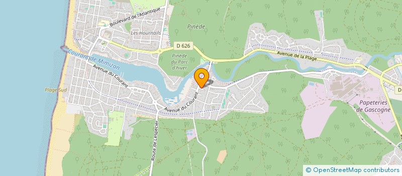 localisation de l'entreprise MONSIEUR PASCAL ALONSO  MIMIZAN