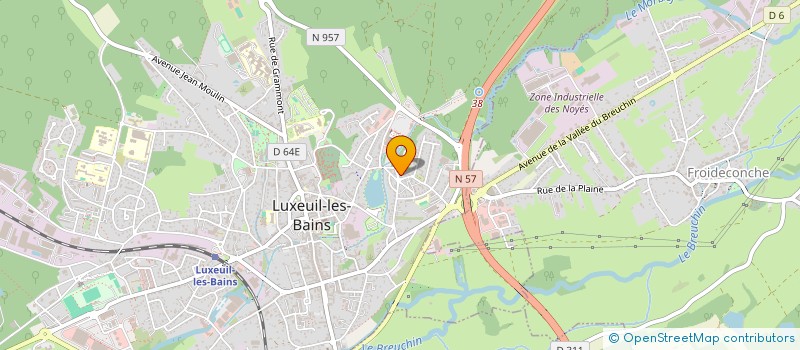 localisation de l'entreprise MONSIEUR PASCAL ALPHONSE DE OLIVEIRA DANIEL à LUXEUIL-LES-BAINS