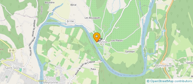 localisation de l'entreprise MONSIEUR PASCAL ALPHONSE-FELIX  GIGNAC