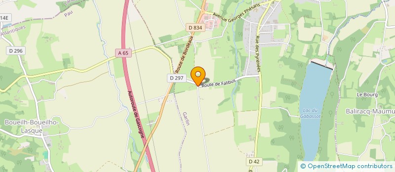 localisation de l'entreprise MONSIEUR PASCAL AMAT  GARLIN