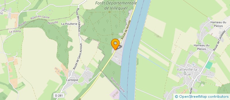 localisation de l'entreprise MONSIEUR PASCAL AMBROISE  RIVES-EN-SEINE