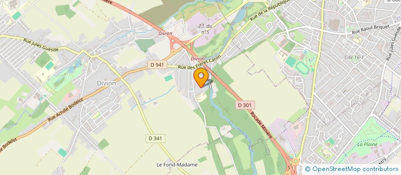 localisation de l'entreprise MONSIEUR PASCAL AMMEUX  DIVION