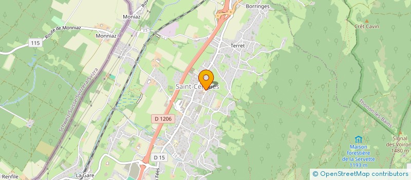 localisation de l'entreprise MONSIEUR PASCAL AMREIN  SCIEZ