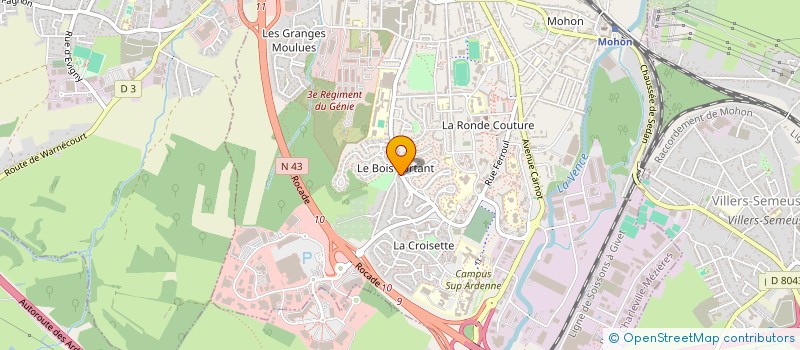 localisation de l'entreprise MONSIEUR PASCAL ANCIAN  CHARLEVILLE-MEZIERES