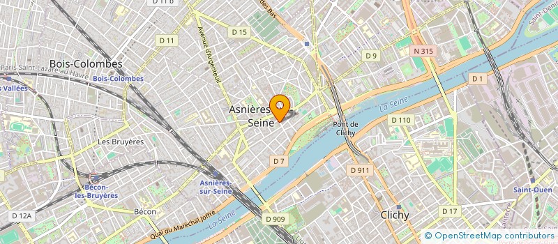 localisation de l'entreprise MONSIEUR PASCAL ANDRE  ASNIERES-SUR-SEINE