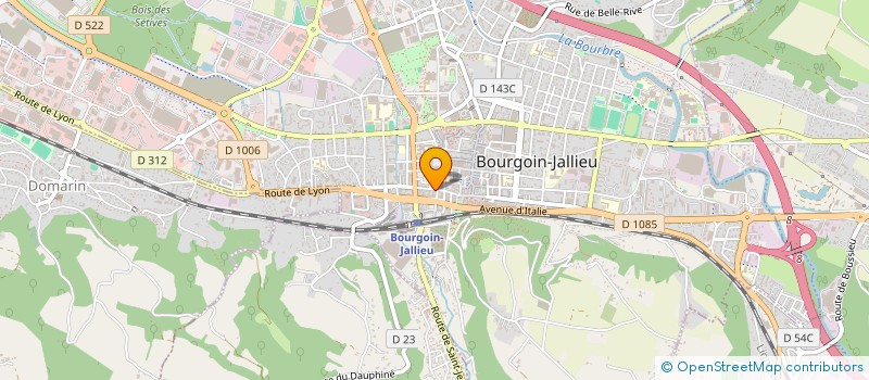 localisation de l'entreprise MONSIEUR PASCAL ANDRE à BOURGOIN-JALLIEU