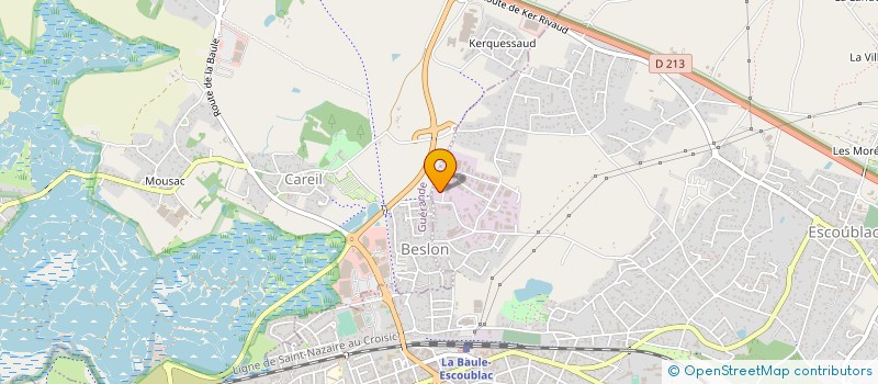 localisation de l'entreprise MONSIEUR PASCAL ANGIOLINI  LA BAULE-ESCOUBLAC