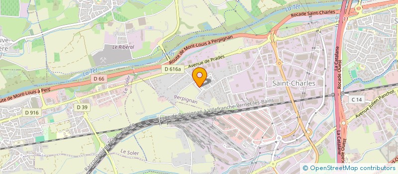 localisation de l'entreprise MONSIEUR PASCAL ANGLADE  PERPIGNAN