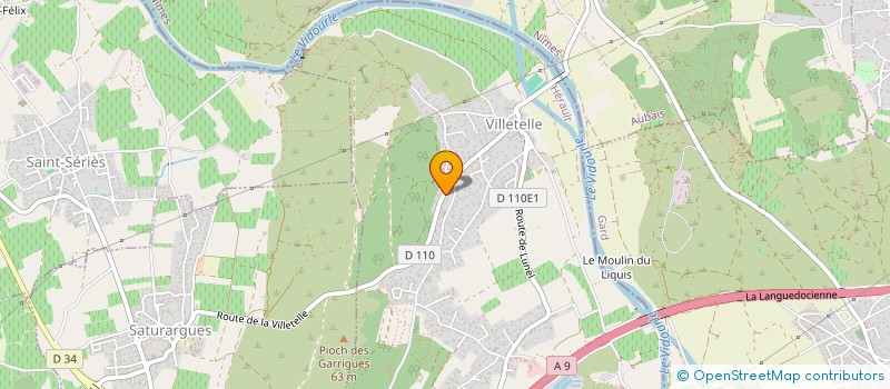 localisation de l'entreprise MONSIEUR PASCAL ANQUEZ  VILLETELLE