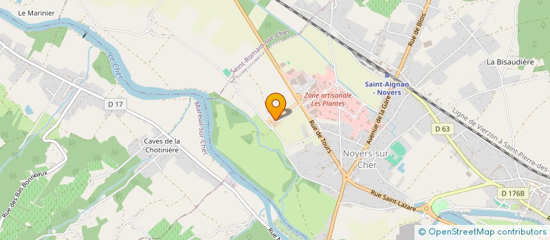 localisation de l'entreprise MONSIEUR PASCAL ANTETOMASO  NOYERS-SUR-CHER