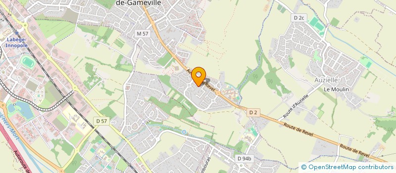 localisation de l'entreprise MONSIEUR PASCAL ANTOINE  SAINT-ORENS-DE-GAMEVILLE