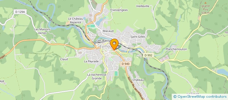 localisation de l'entreprise MONSIEUR PASCAL APOLLARO à EYMOUTIERS