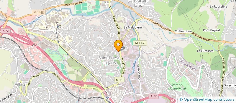 localisation de l'entreprise MONSIEUR PASCAL ARCHER  SAINT-PRIEST-EN-JAREZ