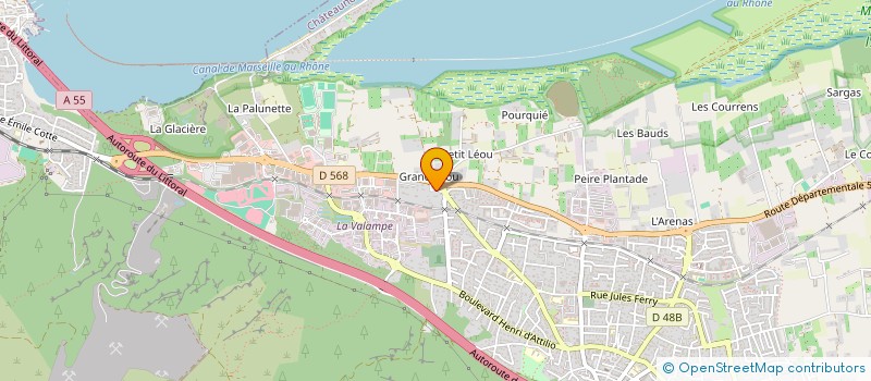 localisation de l'entreprise MONSIEUR PASCAL ARDEVOL  CHATEAUNEUF-LES-MARTIGUES