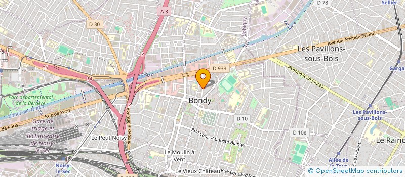 localisation de l'entreprise MONSIEUR PASCAL ARMAND  BONDY