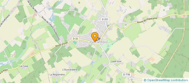 localisation de l'entreprise MONSIEUR PASCAL ARNAUD à YVRE LE POLIN