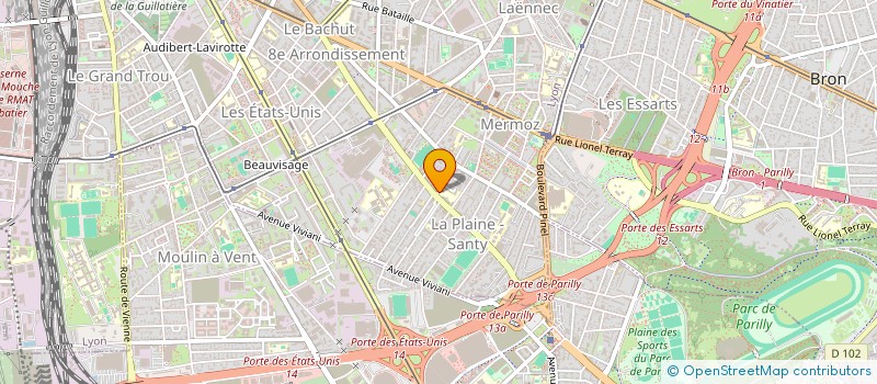 localisation de l'entreprise MONSIEUR PASCAL ARNAUD  LYON