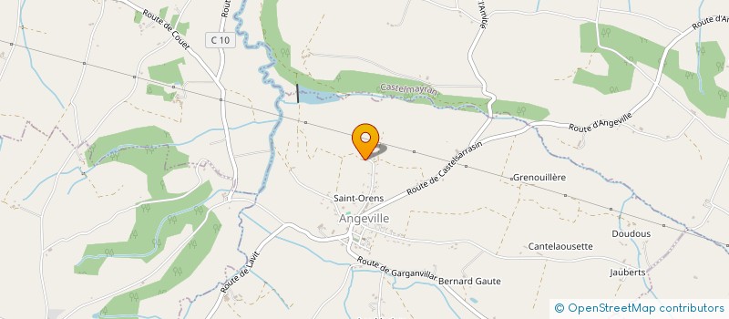 localisation de l'entreprise MONSIEUR PASCAL ARNOULD  ANGEVILLE